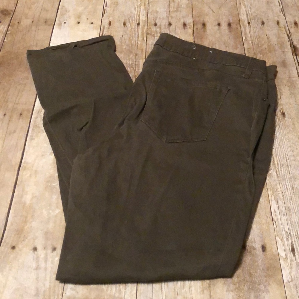Olive Green Rockstar Jeans
